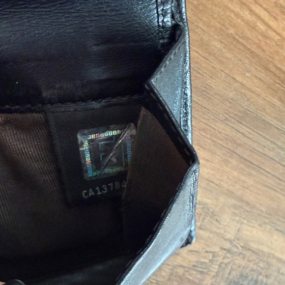 ** FENDI ** zucca canvas Elegant Black Men's Bifold Wallet - Picture 7 of 15